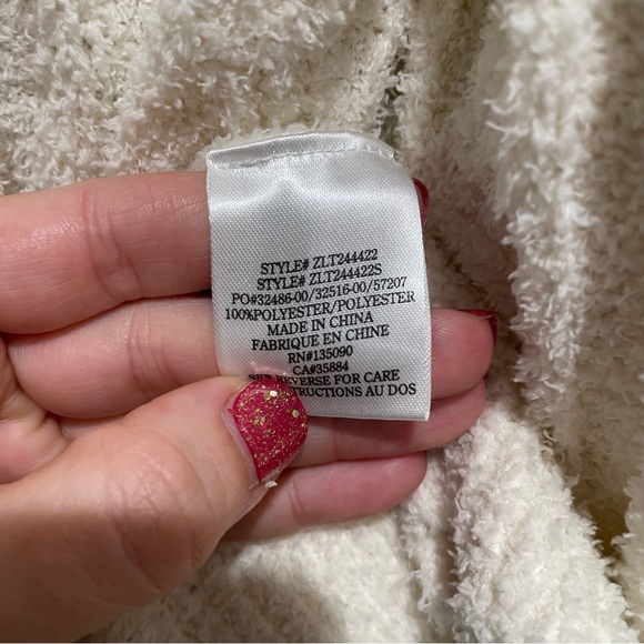 Z Supply Cate Cable Knit Cardigan Sweater Sea Salt Women’s Size Medium - Picture 11 of 11